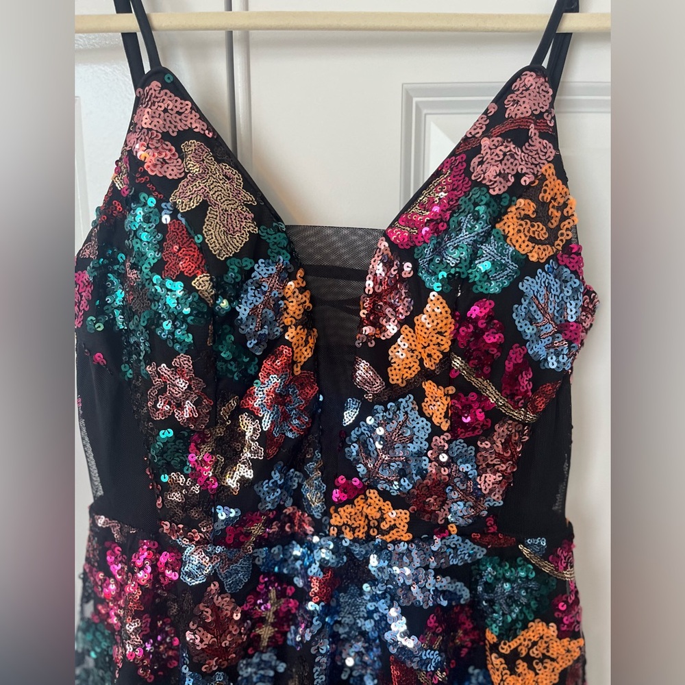 Sequined Mini Dress - Picture 2 of 4